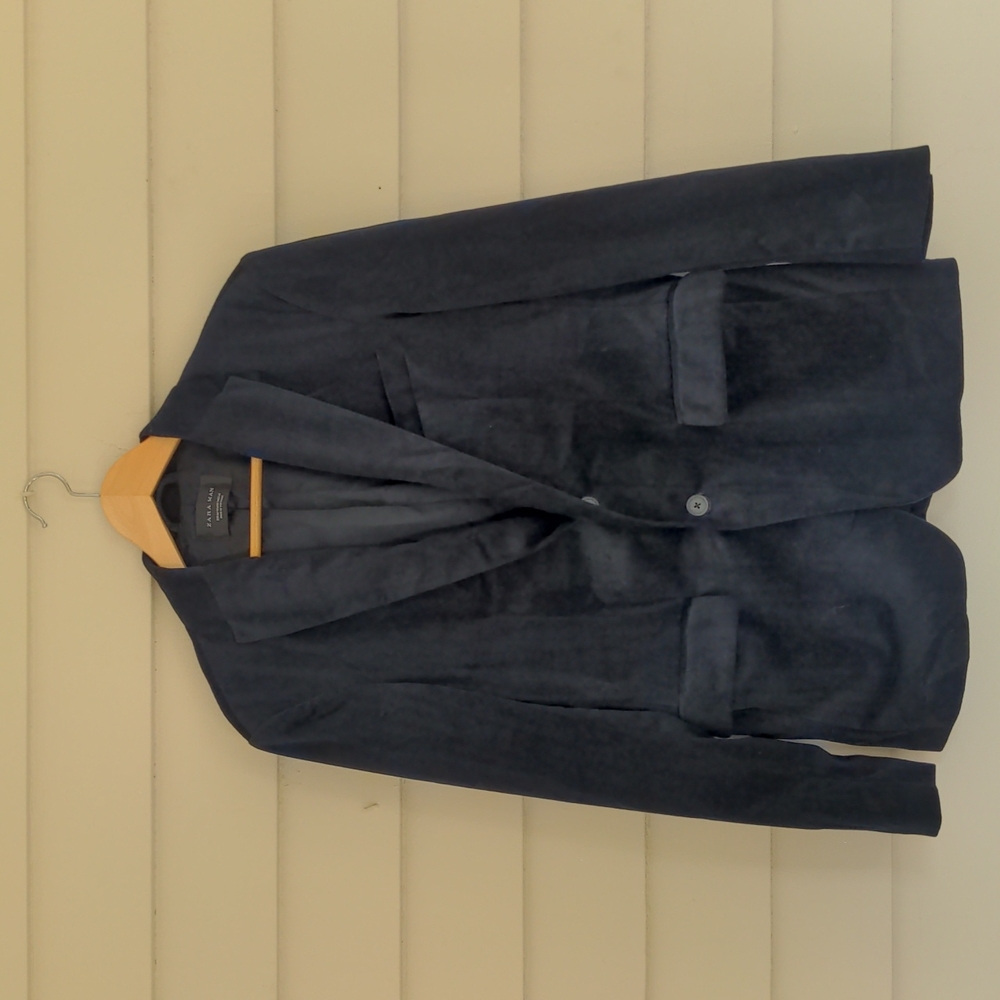 Zara Men's Navy Sports Jacket